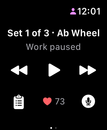 Gym Jockey on Apple Watch
